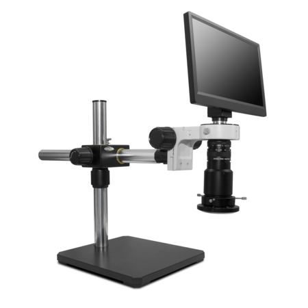 SCIENSCOPE Macro Digital Inspection System With LED Light On Single Arm Stand MAC3-PK5S-R3